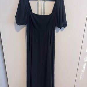 Hill House Black Maternity Matilda Dress